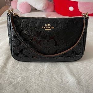 Black coach bag like new